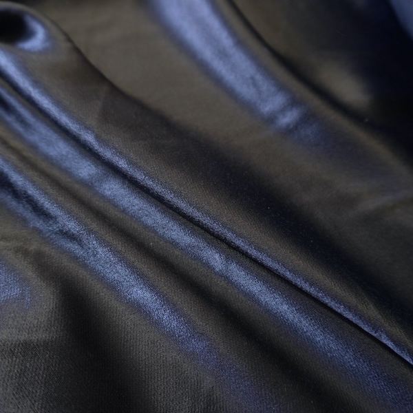 1104-Viscose satin #2 Black - Image 6