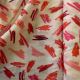 Abstract Lipstick Print Cupro – Lightweight Fluid Fabric