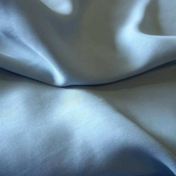 Soft Tencel Plain Weave Fabric - Grey Blue - Image 8