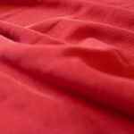 Modal Pique Jersey - Red - Sand Washed, Soft & Drapey, 190gsm