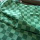 Green Soft Checkerboard Cotton Double Gauze – 3cm - Image 5