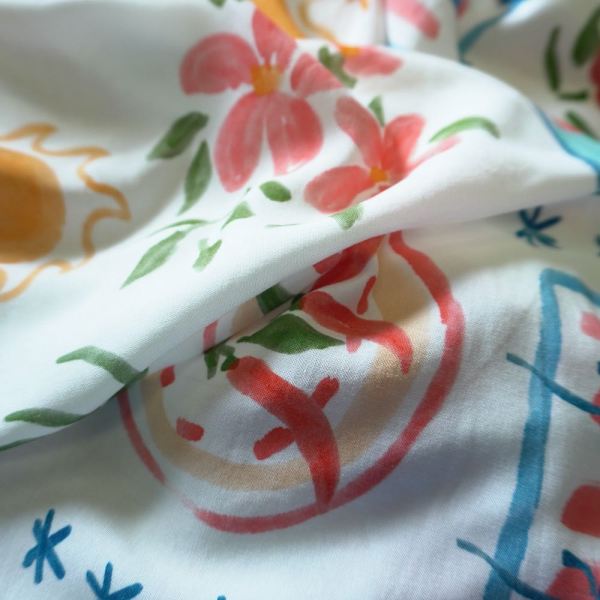 Mediterranean Summer Seaside Viscose Print - Isla Botanica - Image 7