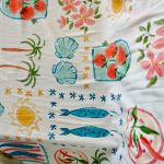 Mediterranean Summer Seaside Viscose Print - Isla Botanica